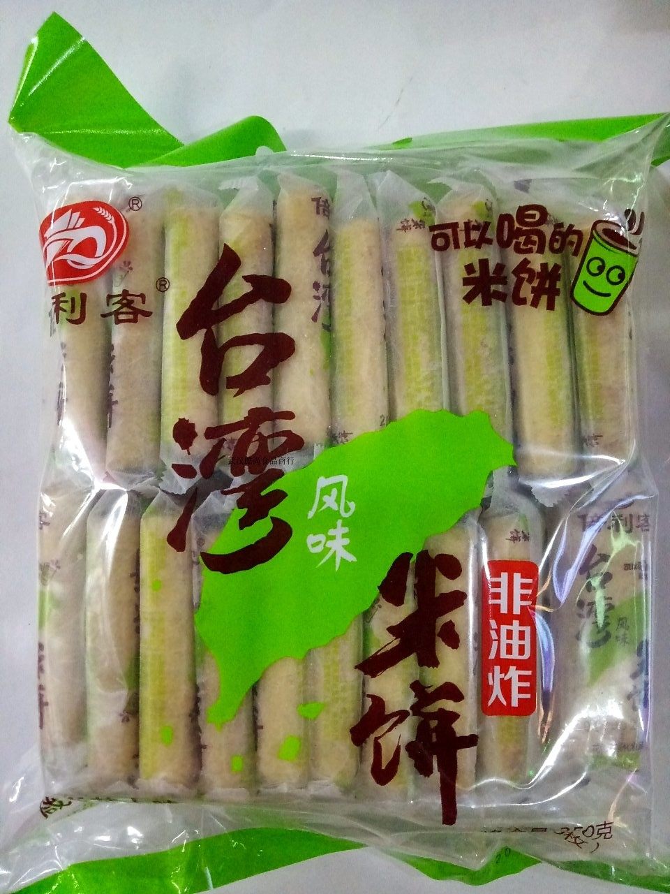 350g利客台湾风味米饼蛋黄味咸香芝士味胡萝卜膨化食品