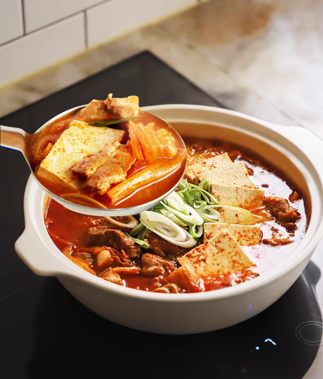 泡菜韩国汤韩式汤锅豆腐韩式速食风味方便懒人速食汤