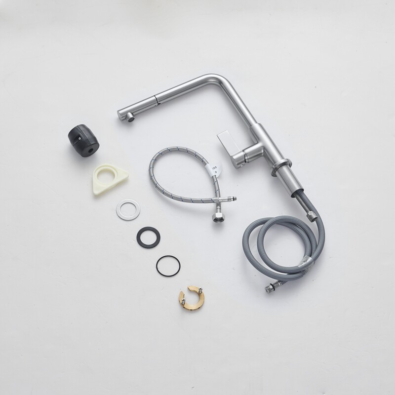 弗兰卡厨房全铜冷热冷热水水龙头ct931c旋转抽拉洗菜厨房龙头