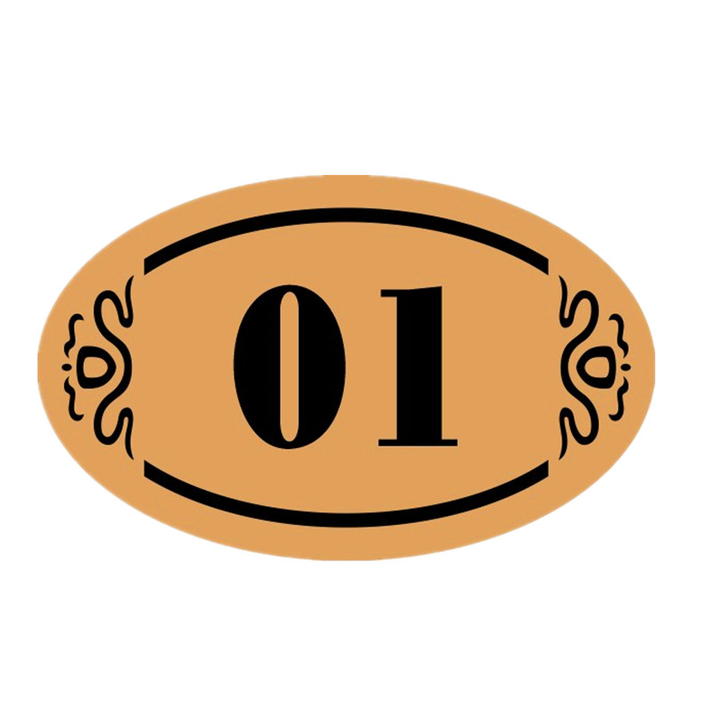 餐桌柜台更衣柜更衣创意餐厅桌号桌牌烧烤食堂标志牌