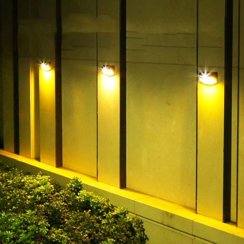 太阳能壁灯户外路灯solarlight别墅篱笆葡萄架人体感应景观庭院灯饰