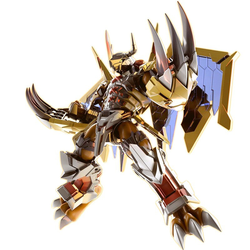 万代bandaifigurerise数码宝贝战斗暴龙奥米茄国创机甲