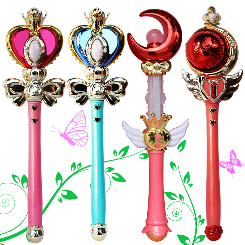 欧锐正品魔法棒巴拉芭拉小女孩冰雪公主魔仙变身发光玩具