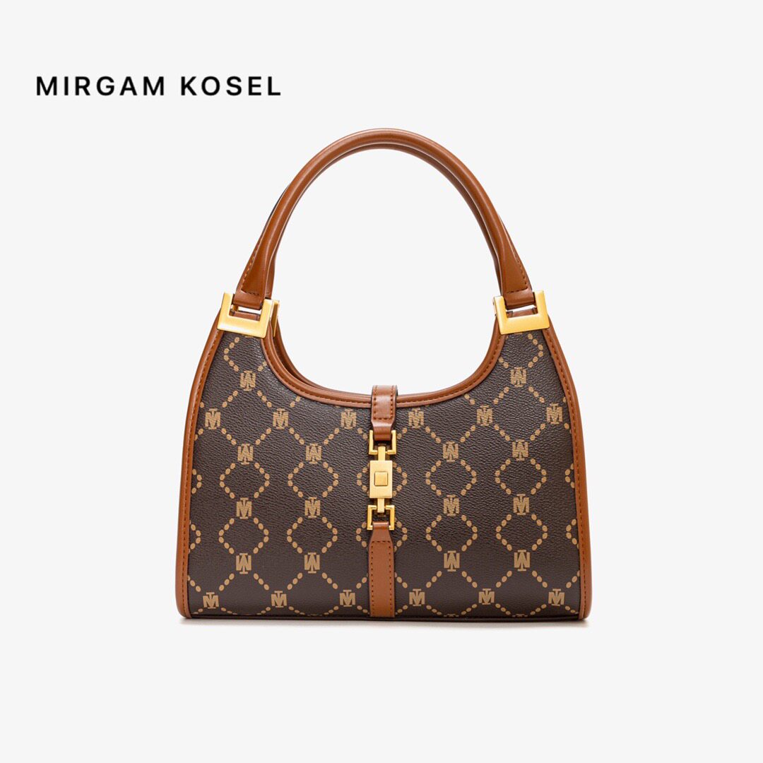 mirgamkosel旗舰店mk女包锁扣腋下手提包2021新款通用款女包