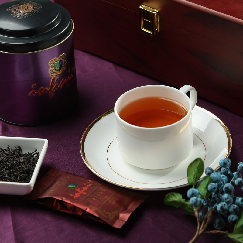 红茶英菲菲尼爵士特级斯里兰卡锡兰高地木质礼盒特色产区红茶