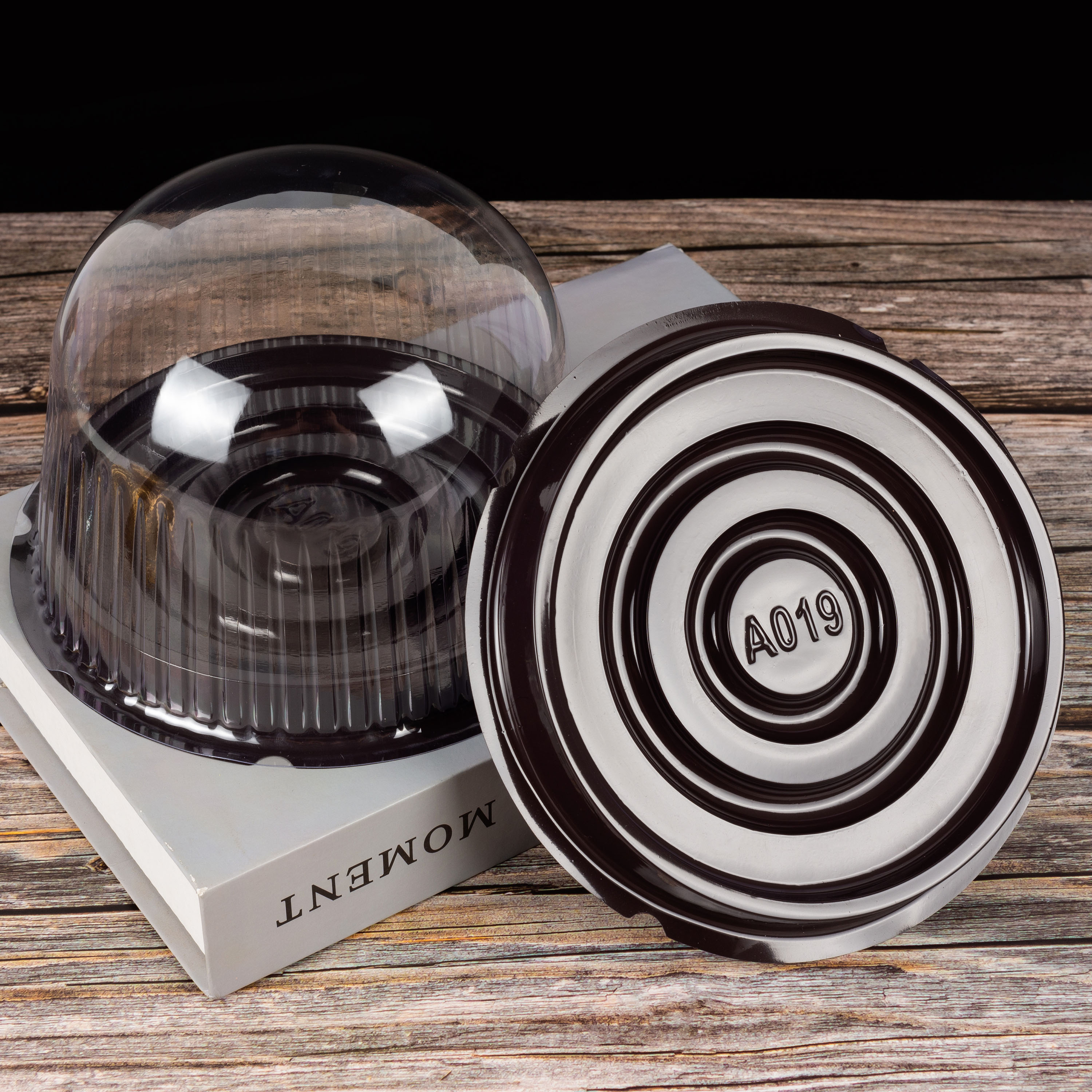 四寸5寸圆形蛋糕盒子家用透明一次性西点4寸点心包装盒