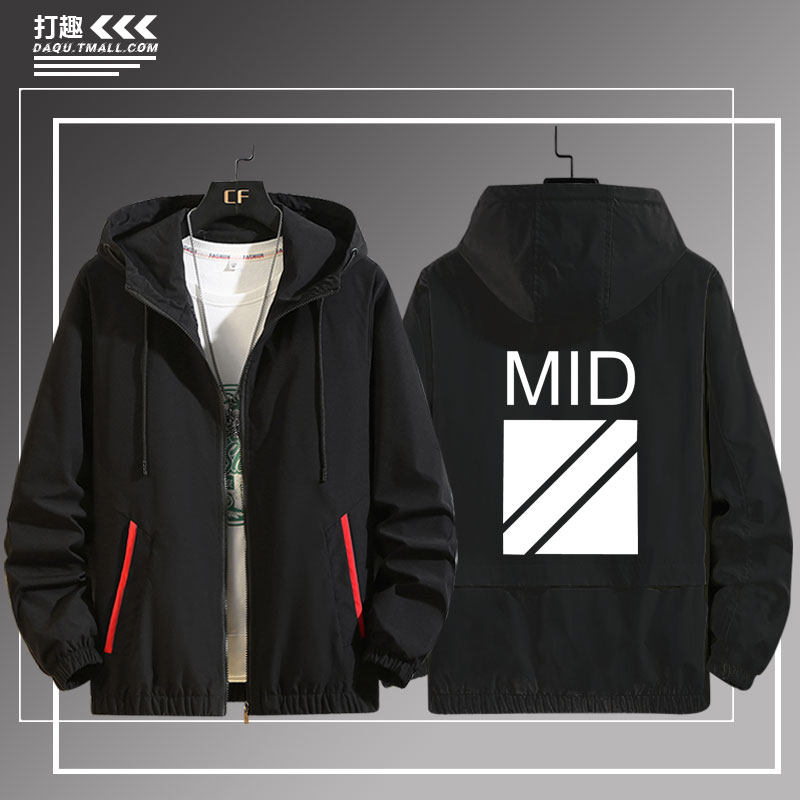 游戏lol辅助打野五人人开文字衣服男女休闲夹克