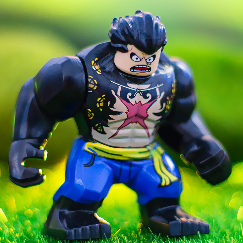 乐高积木流剑三刀moc有人稀有第三方猎人海贼塑料积木