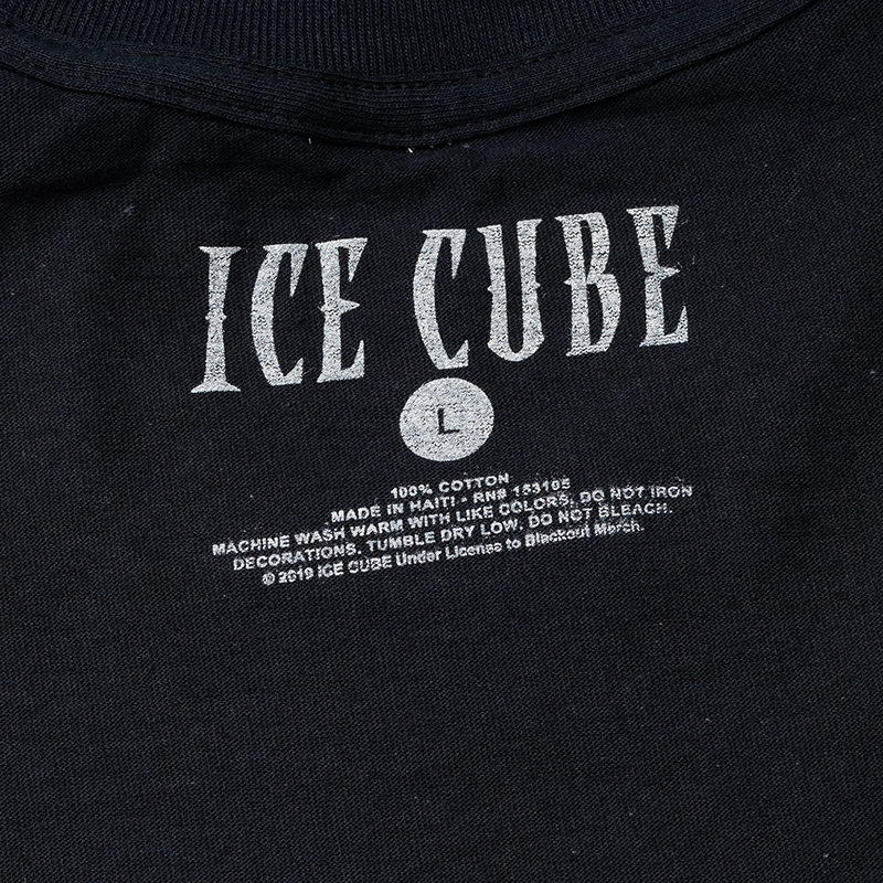 正版icecubeh美式复古vintage摇滚说唱嘻哈潮牌t恤