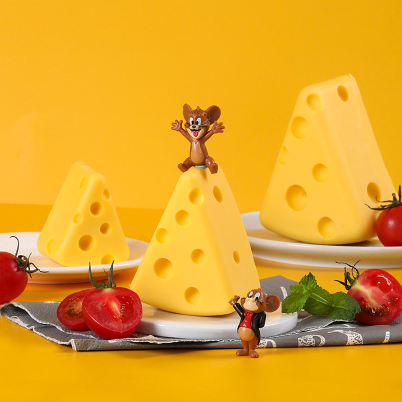猫和老鼠奶酪蛋糕硅胶模具网红芝士慕斯diy巧克力布丁冰淇淋烘焙