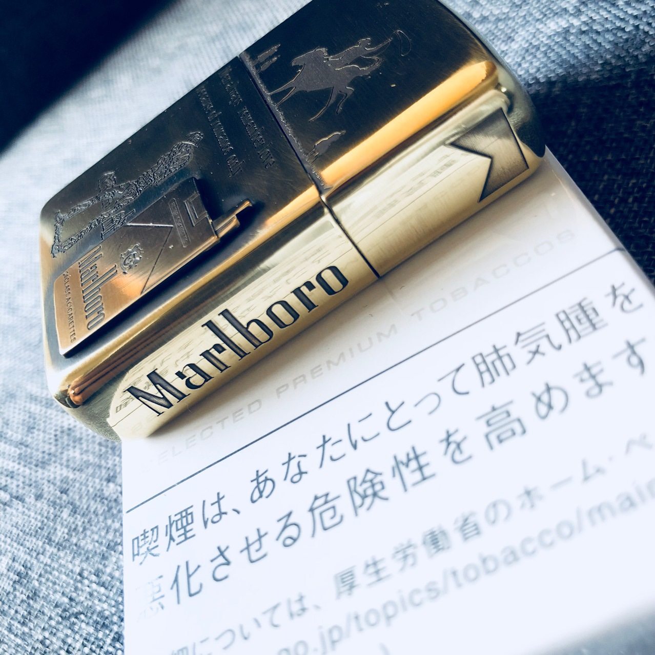 打火机zippo正版美国zpoo正品万宝路牛仔纯铜精雕zippo