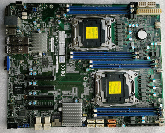 超微x10drdintp服务器主板c612芯片组板载u.2接口主板