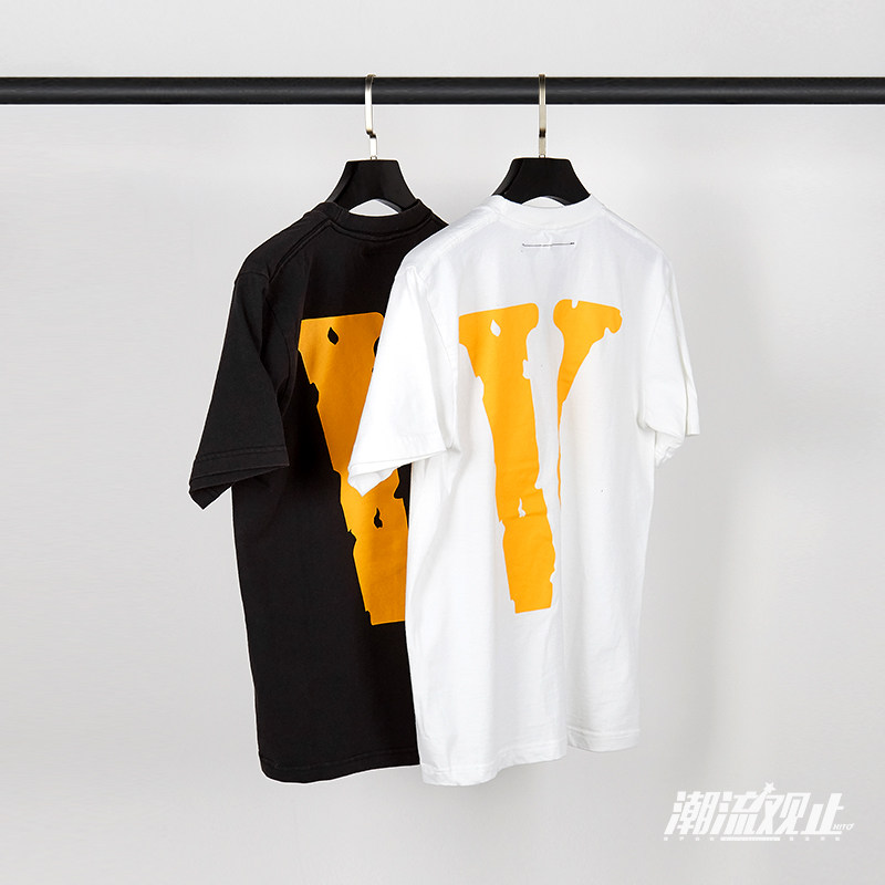 潮流观止 vlone friends短袖 la 限定 大v 潮流休闲宽松t恤