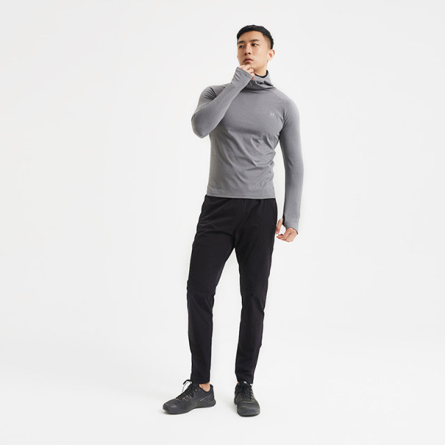 Keep flagship store men's outdoor sanded warm and quick-drying shirt moisture wicking hooded long-sleeved T-shirt 11185 Keep flagship store men's outdoor sanded warm and quick-drying shirt moisture wicking hooded long-sleeved T-shirt 11185