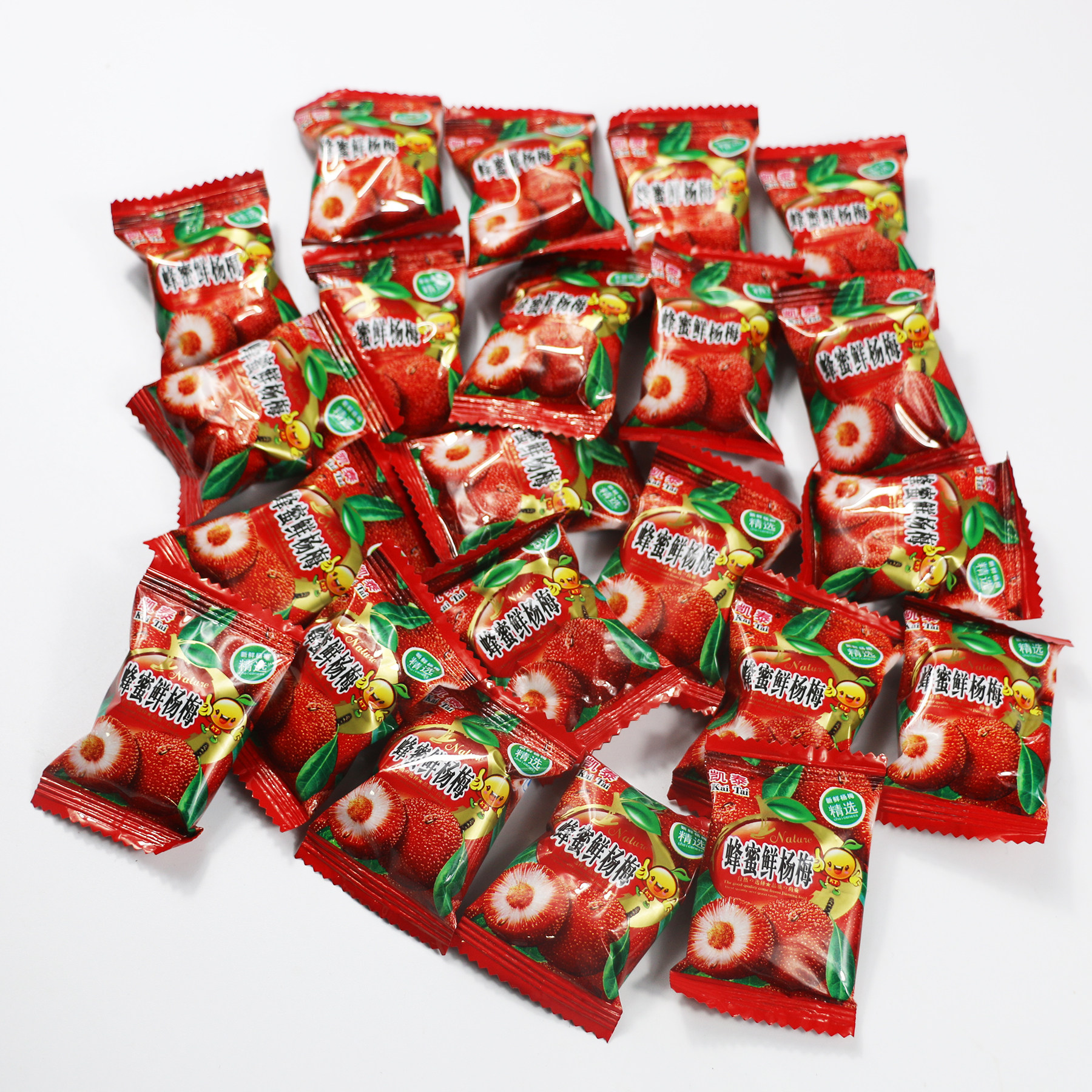 凯泰蜂蜜杨梅 酸甜杨梅 小包装梅子 袋装杨梅干 散装零食500g包邮