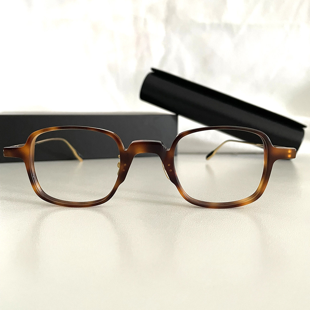 小众镜框度数高度数近视眼设计师男士小方型树脂板材眼镜架