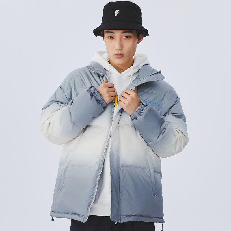 tastemytaste新款立领变色棉服羽绒服男女潮牌加厚休闲羽绒服