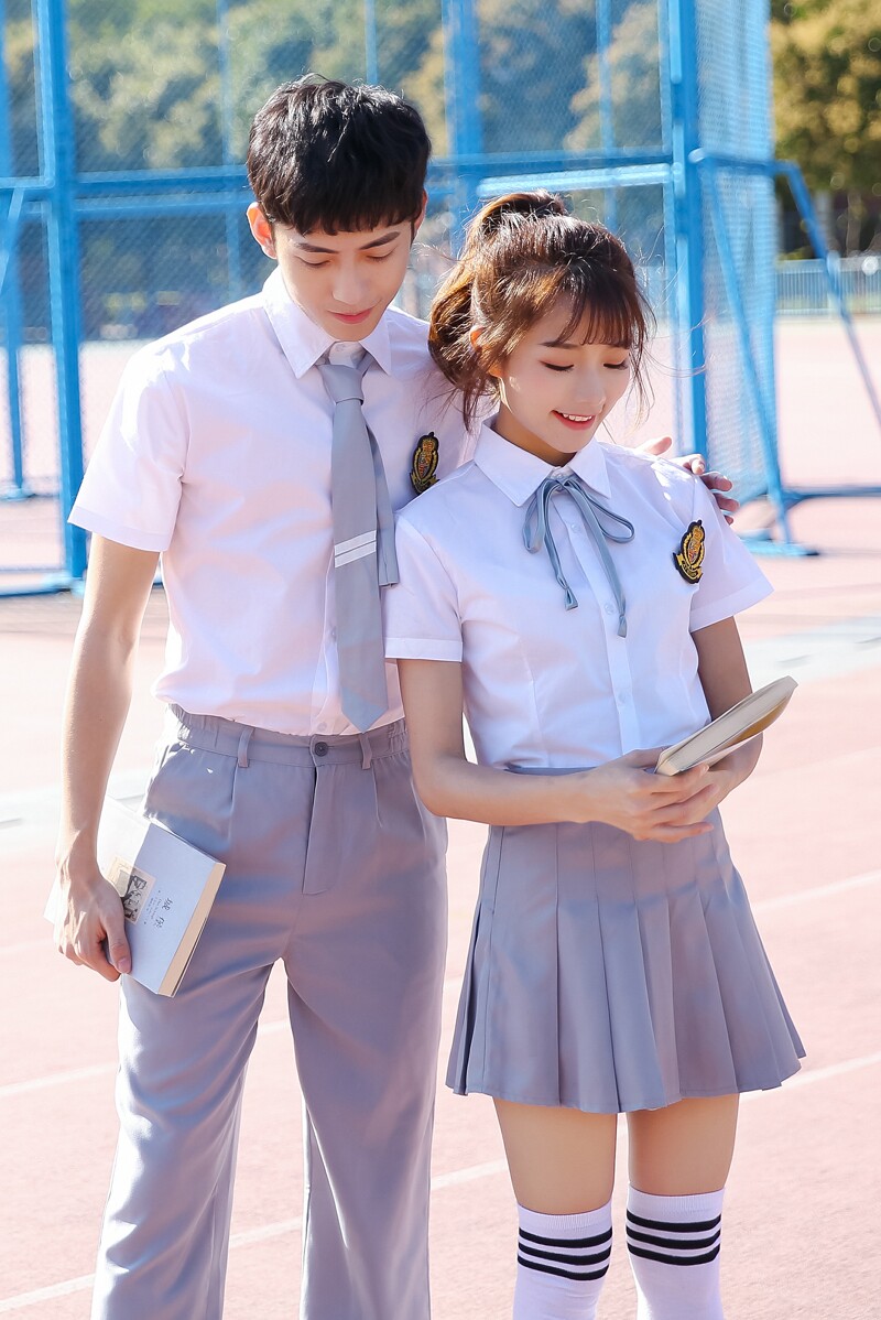 高三学生四月毕业季日系班衬衫校服套装初中生学院学生校服