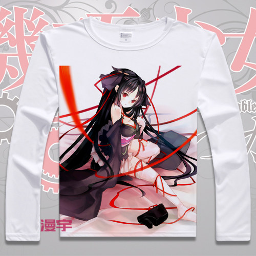 机巧少女不会受伤夜夜日本动漫周边服装长袖恤衫动漫t恤