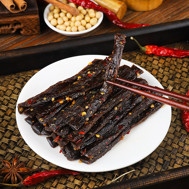 江西特产鸽鸽豆角干辣条小包包装500g香味儿时面筋制品