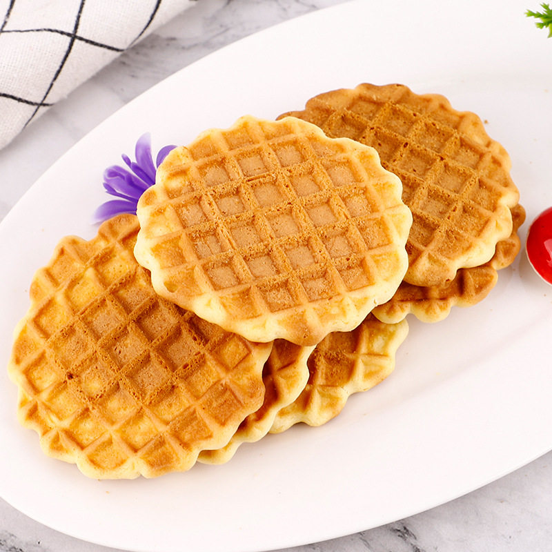 台湾华夫饼干整箱散装早餐网红鸡蛋煎饼零食膨化食品