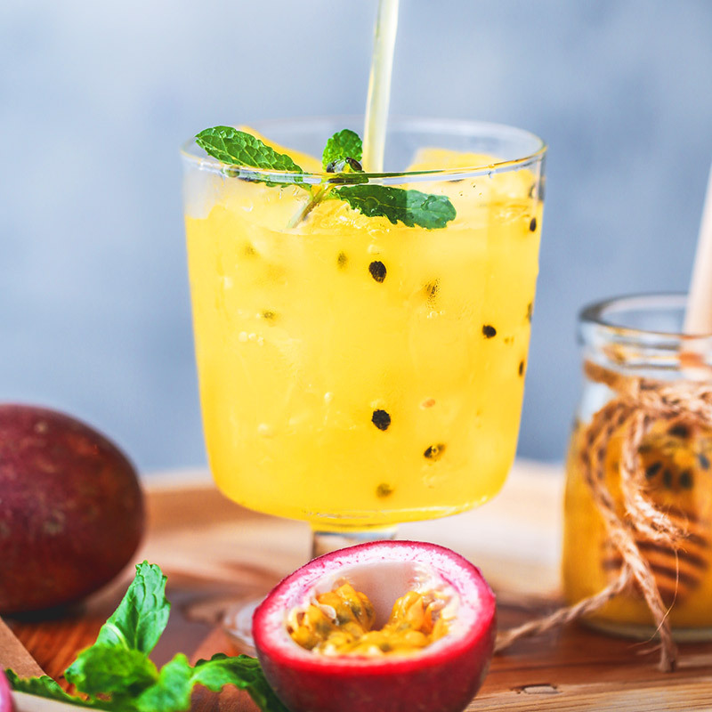 蜜炼百香果茶500g4罐装冲泡蜂蜜柚子茶泡水喝果酱原浆奶茶店饮料