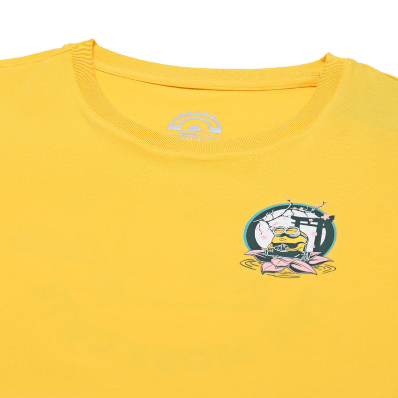 小黄人联名高秋梓同款|361运动t恤女2020夏新款休闲圆领纯棉短袖t