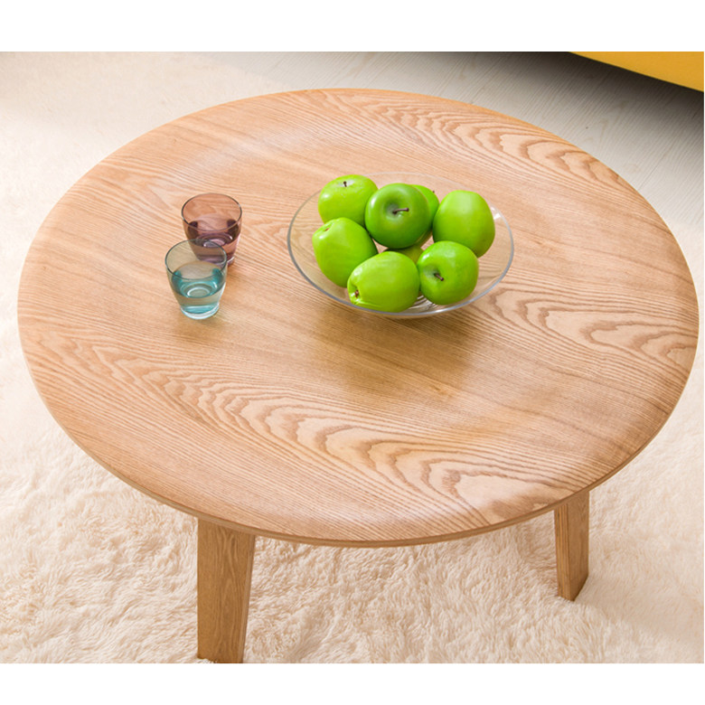 茶几北欧风格plywoodtable圆木木桌简约圆形实木其它椅子