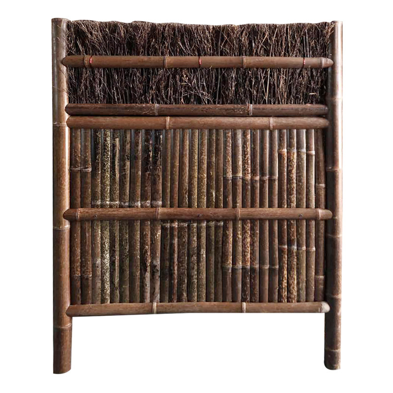 防腐腐竹栅栏篱笆围墙围栏花栏日式庭院隔断大型篱笆