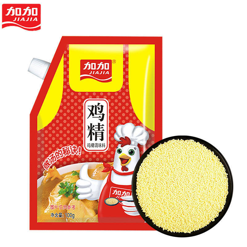 鸡精加加带嘴100g整箱调味料炒菜煲汤提鲜调味品鸡精
