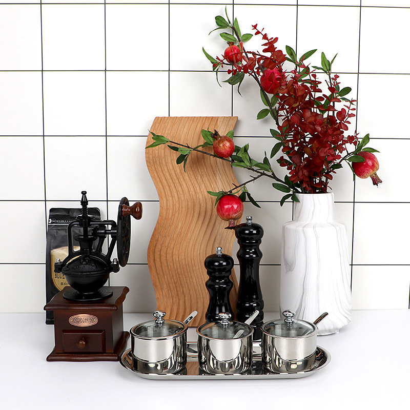 样板样板房房间厨房装饰品橱柜摆件创意软装陶瓷家饰软装搭配套装