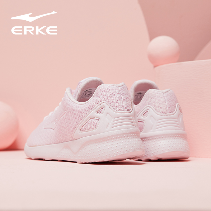 Hongxing Erke Women's Running Shoe 2021 Summer New Lightweight Mesh Breathable Soft Sole Casual Shoe Women's Running Shoe