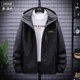 Spring coat men middle-aged father fitted hooded casual jacket Spring and Autumn clothing new windbreaker jacket 2020 Spring coat men middle-aged father fitted hooded casual jacket Spring and Autumn clothing new windbreaker jacket 2020