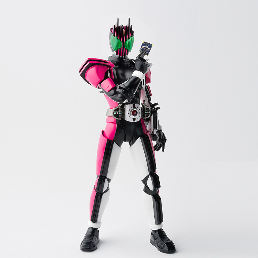 现货万代shf真骨假面骑士decade帝骑白帝dcd手办