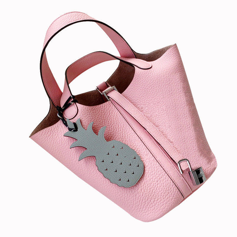 女包 手缝菜篮子手提包h娇娇大象灰手工真牛皮春夏2020新款 - 爱购网