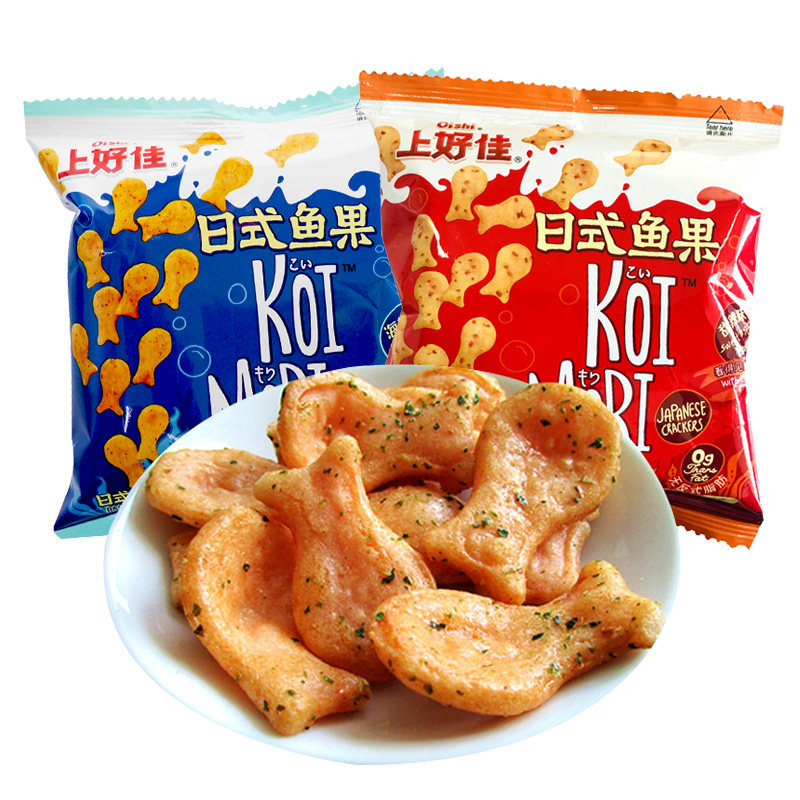上好佳鱼果薯片膨化8090怀旧休闲零食散装自选膨化食品