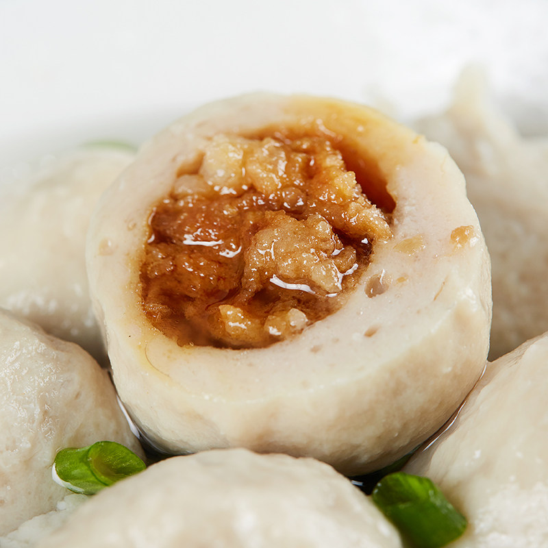 鱼丸厦门特产福州包心500g手工工大火锅食材鱼丸