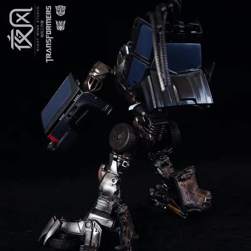 变形金刚电影3 杂兵 恐惧 撬棍ss03 重涂 曲轴箱金属战损仿真上色