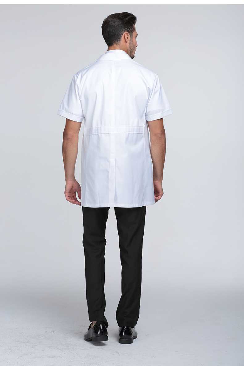 新医用白大褂短袖男半袖夏季衣薄款短款小褂长袖医生服实验服工作