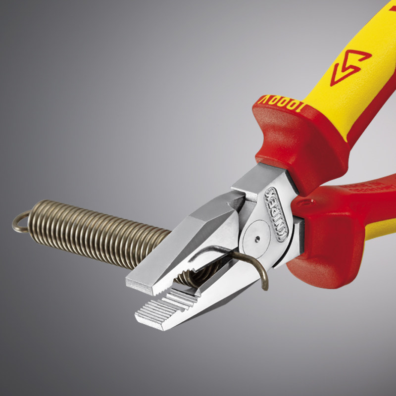 knipex德国凯尼派克工具8寸工业绝缘钢丝镀铬钢丝钳