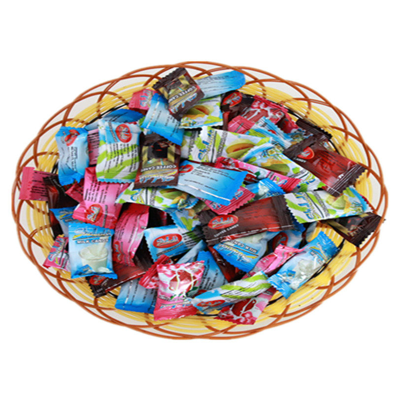 云南腾冲进口缅甸特产零食大袋水果糖沙拉糖香体喜糖大礼包800克