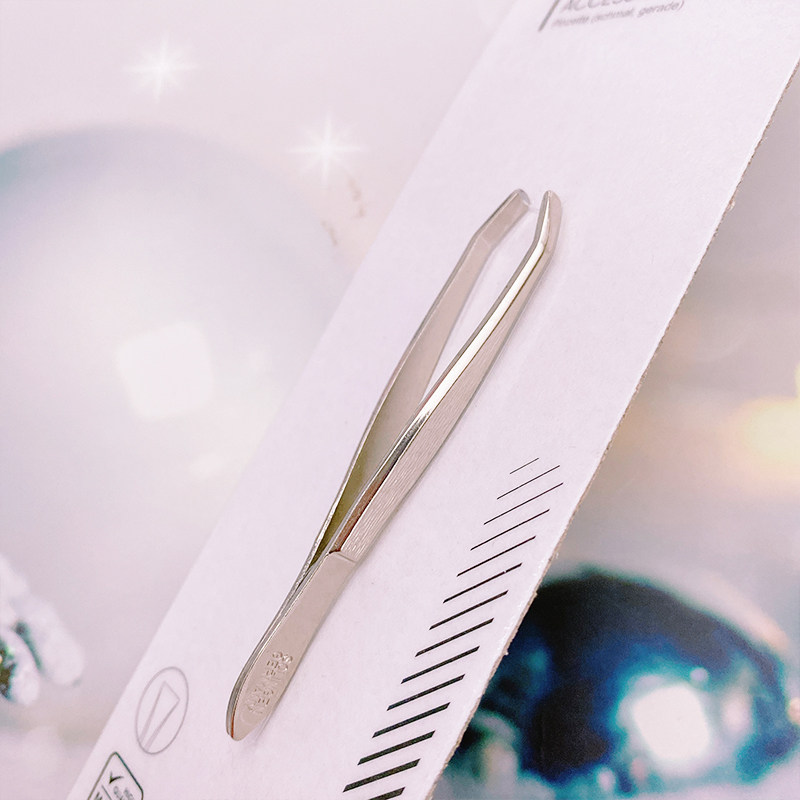 miniso名创创优品索林根修眉夹通用平口眉毛拔毛化妆