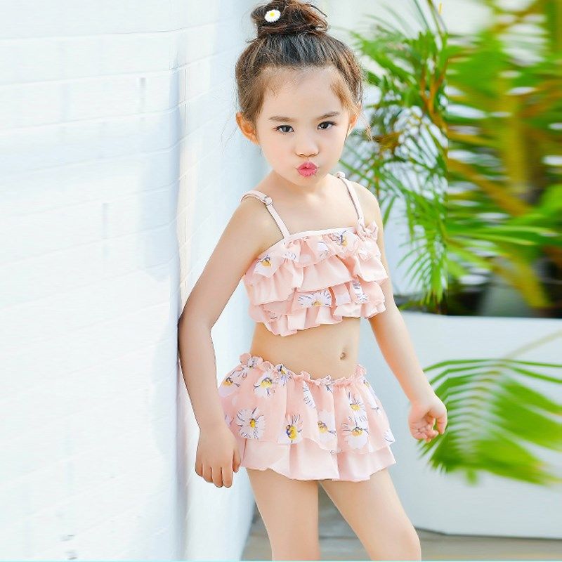 泳装比基尼中大8时尚大童韩版公主1215岁女童泳衣儿童泳衣