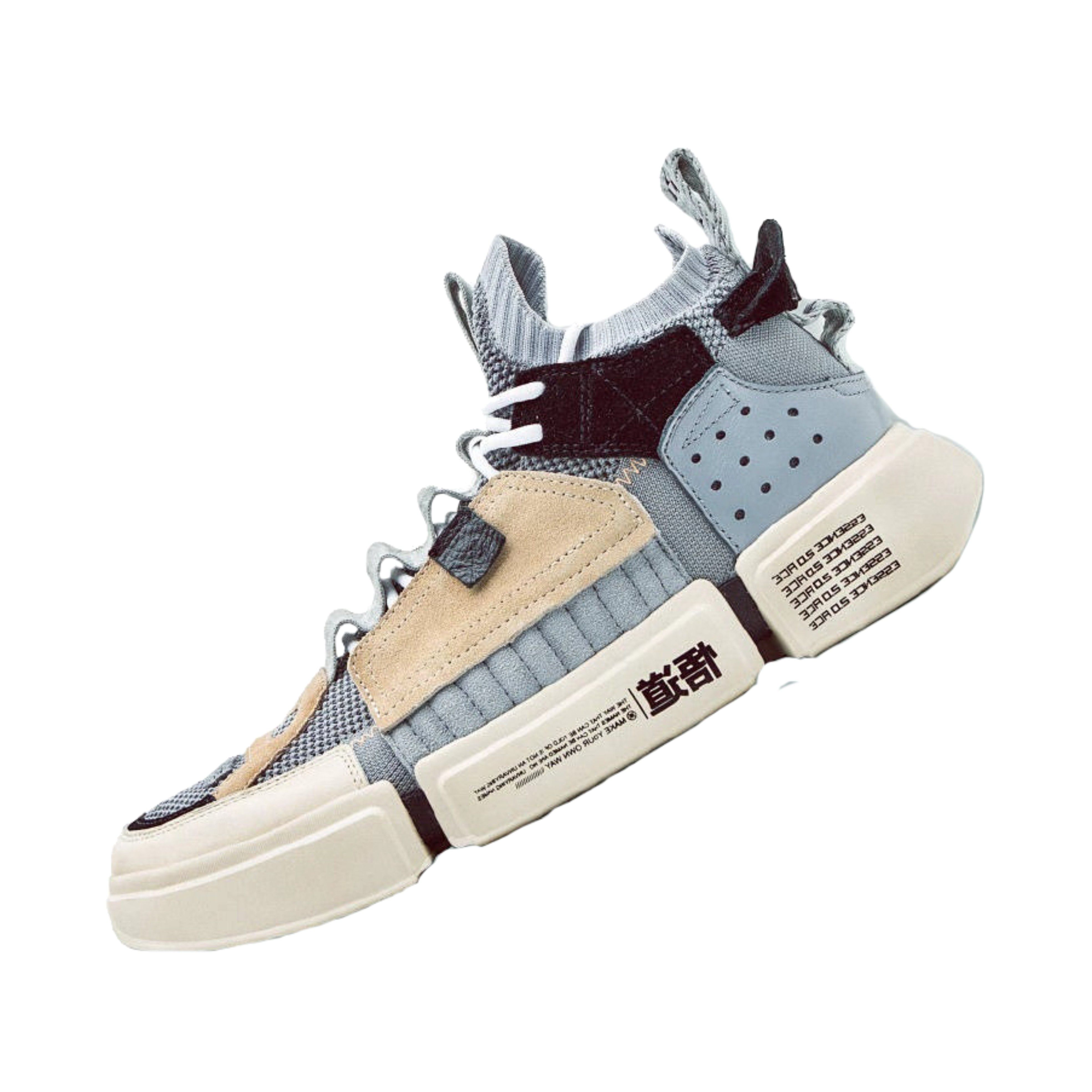 李宁韦德之道悟道2ace灰紫浅灰绿魔方卡其二次元运动休闲鞋