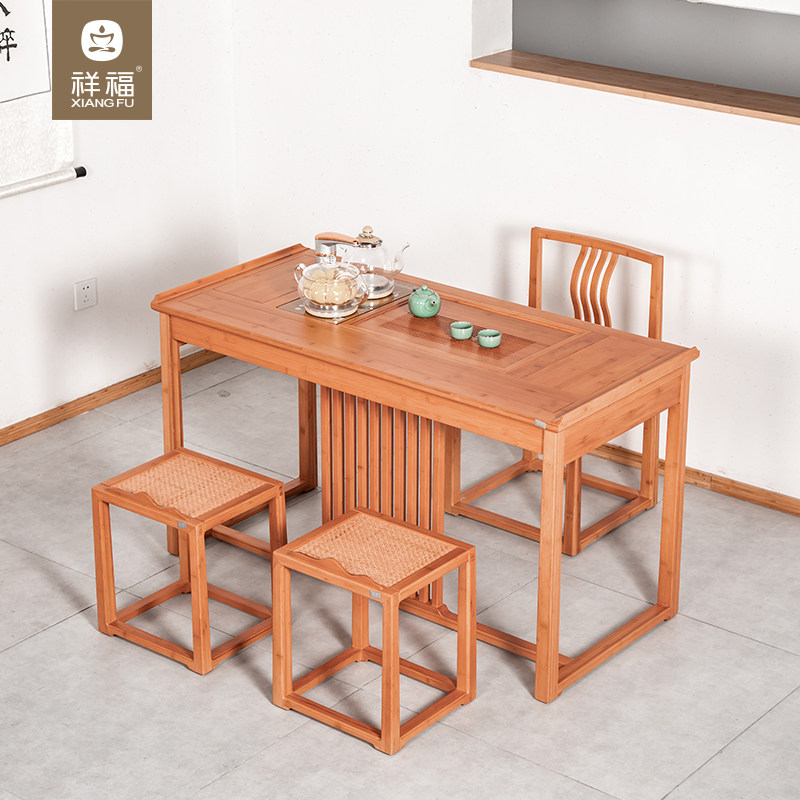 家具祥福竹家功夫功夫茶茶具套装蓄排两用泡茶整套茶具