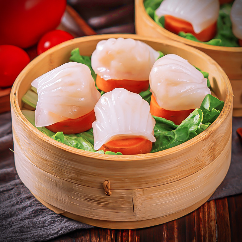 英鑫水晶虾饺皇广广东港式早茶点心速冻虾皇虾类制品