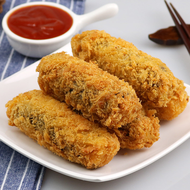 冷冻2盒泰国进口海苔蟹味卷650g10个油炸食品蟹类制品