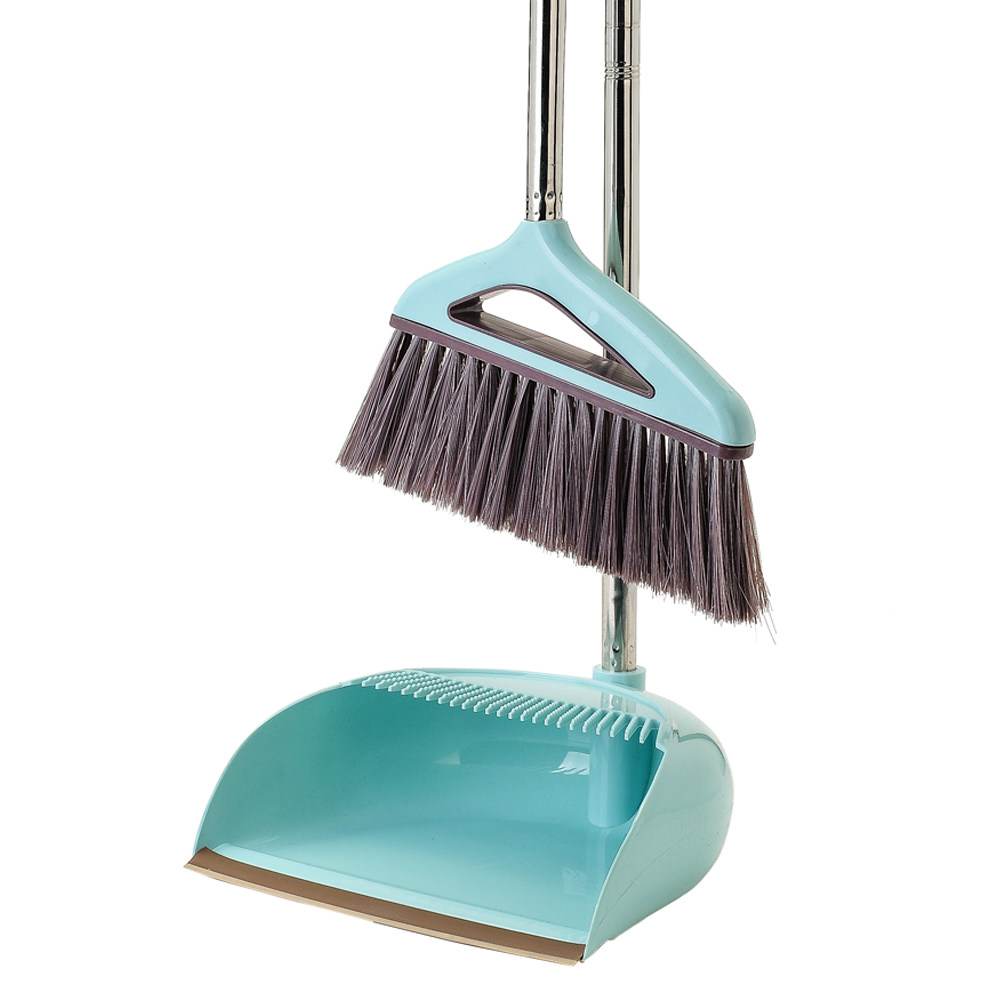 带刮齿簸箕扫把套装扫地清洁工具家用笤帚软毛扫帚撮箕组合