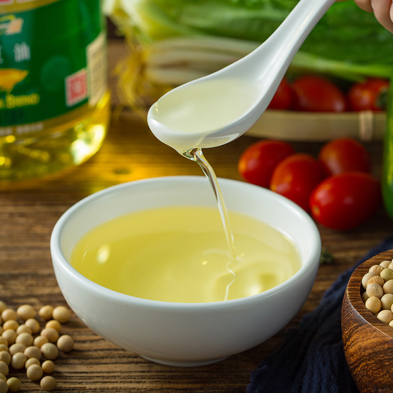 金龙鱼大豆豆油900ml精炼一级色拉油烘焙蛋糕炒菜大豆油