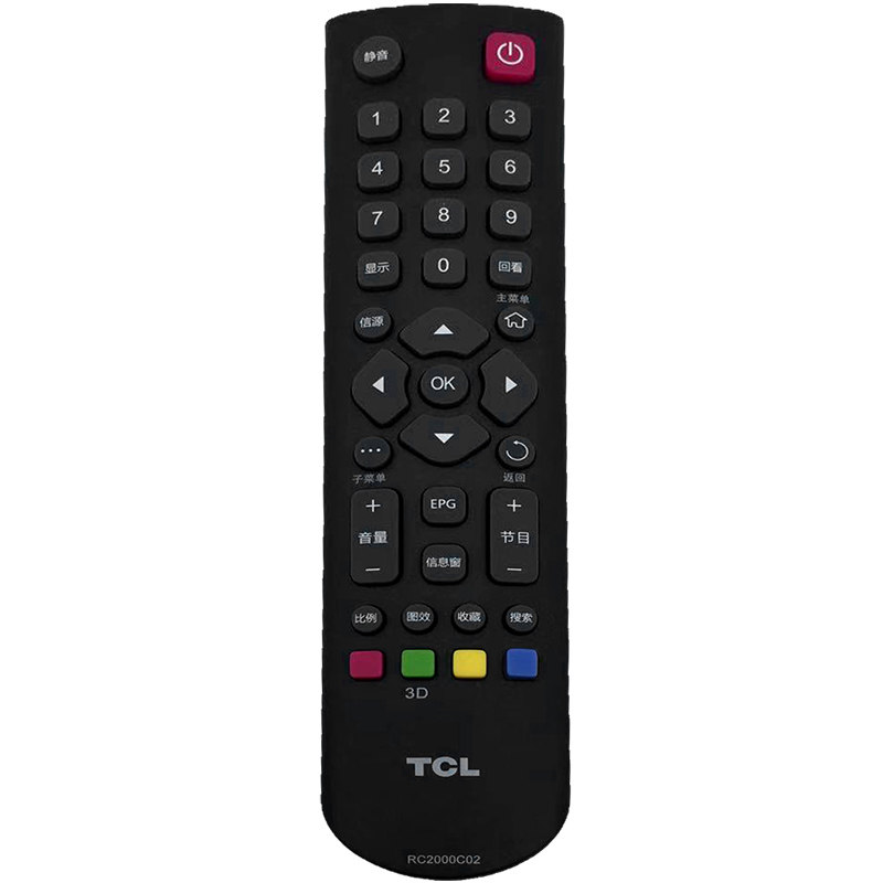 原装tcl电视遥控器l32/l39/l42/l46/l48/l55/l65/f3500a-3d